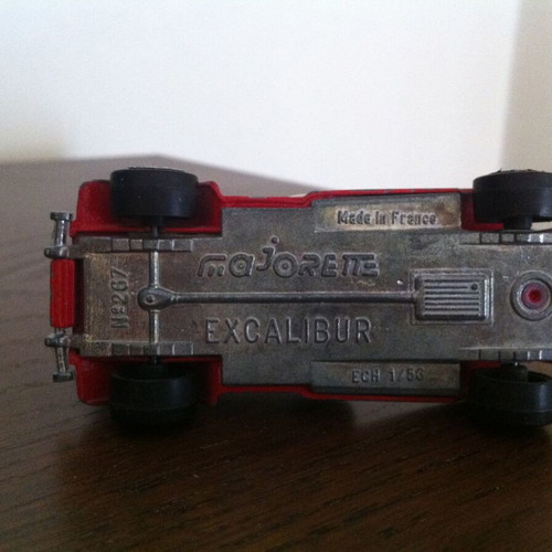 Excalibur Majorette No 267 used, red-white 1983-1984