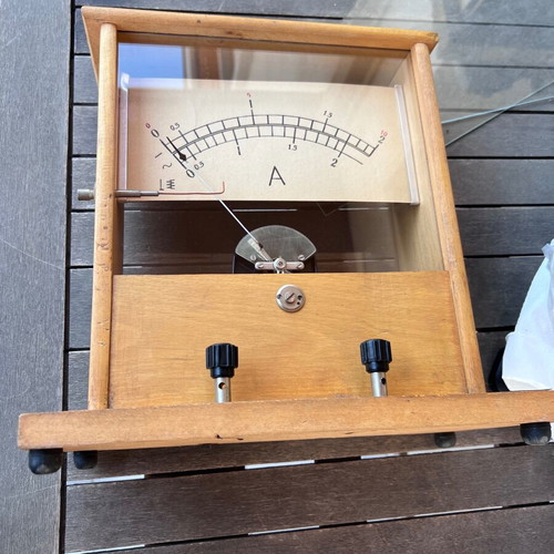 Vintage laboratory ammeter 1961 like new