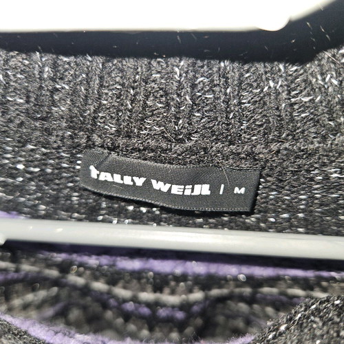 Tally Weijl sweater used, size M, white multicolor