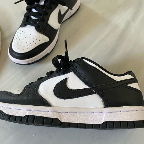 Nike Panda women's athletic shoes new, black and white