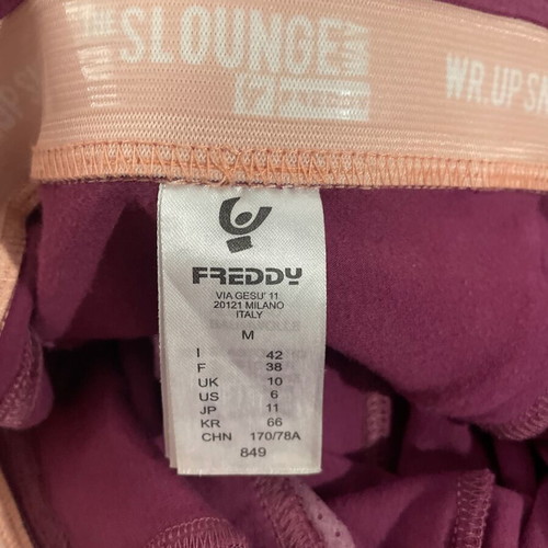 Freddy The Slounge Push Up Elastic Pants Medium Pink like new
