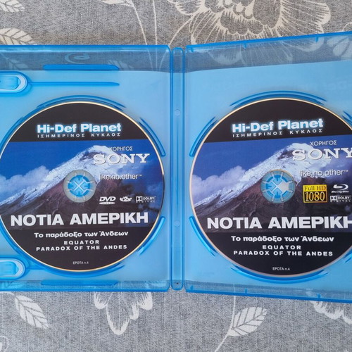 Hi-Def Planet Equator Paradox of the Andes Blu-Ray like new