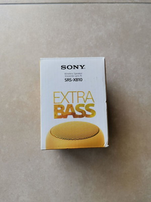 Sony SRS-XB10 φορητό Bluetooth ηχείο καινούργιο, κίτρινο