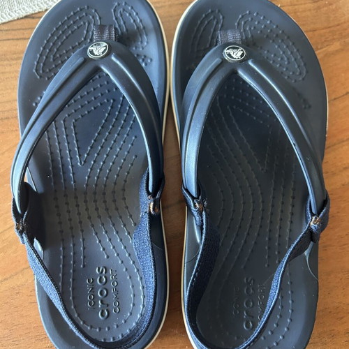 Havaianas Minecraft kids flip-flops and Crocs dark blue sandals size 27-28