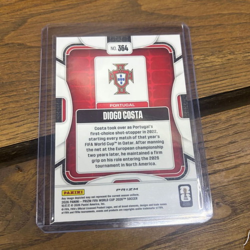 Diogo Costa 2026 Panini Prizm FIFA World Cup Portugal Pandora card new