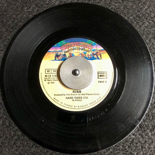 Kiss I Was Made For Lovin' You Vinyl Single like new, Rock