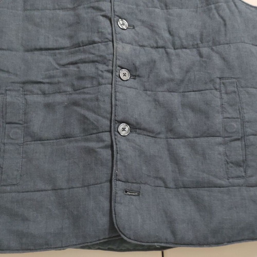 John Henric men's vest L like new, blue