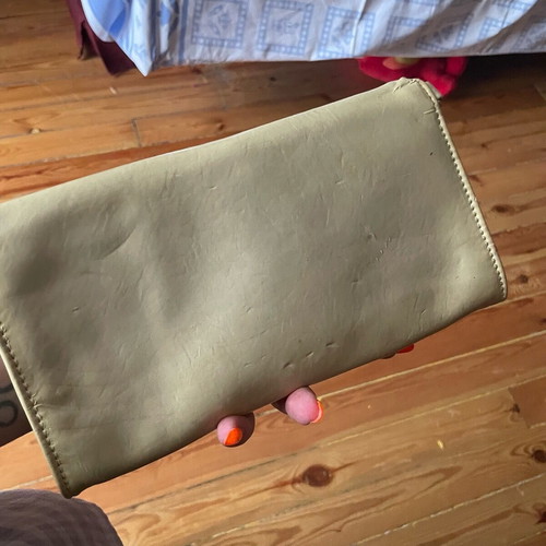 Makgio clutch bag used, beige