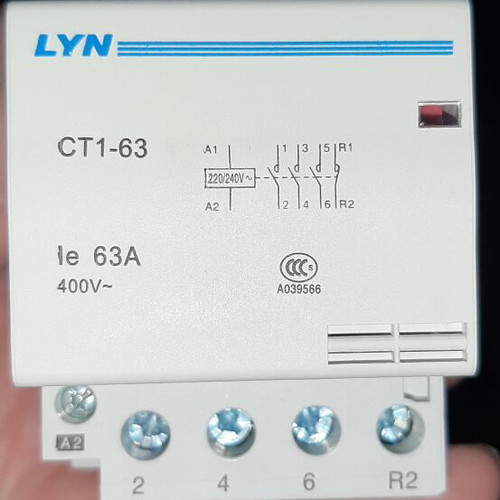 LYN Three-Phase Relay 63 A New