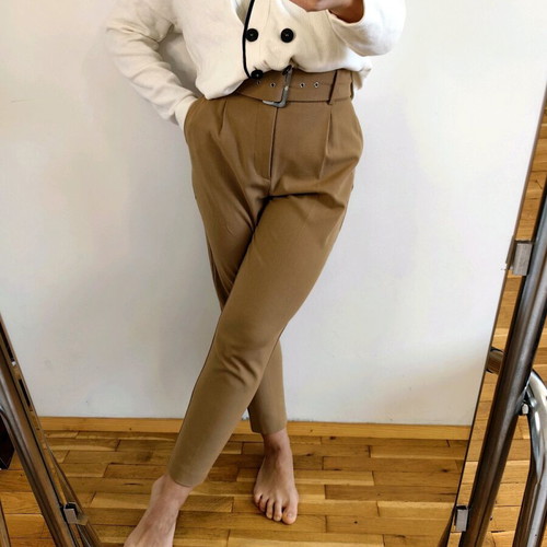Zara pants Turkey, size S-M, beige brown