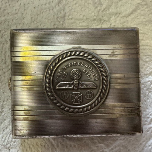 German army cigarette case like new