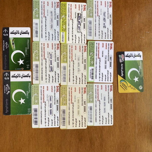 Phone cards like new, set of 11 different