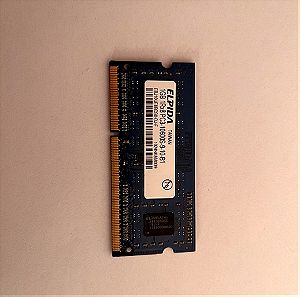 ELPIDA 1GB DDR3-1333 για λαπτοπ