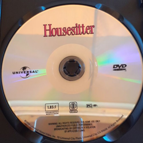 Housesitter DVD with Steve Martin and Goldie Hawn, Region 1, English subtitles