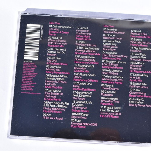 Clubbers Guide 2003 double CD like new, electronic music
