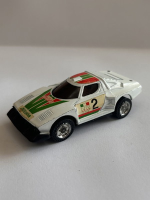 Vintage Shinsei No 606 Lancia Rallye Monte Carlo Alitalia μεταχειρισμένο παιχνίδι αυτοκίνητο