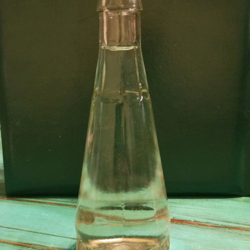 Sariza soda bottle used, closed, 1960s