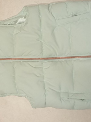Orchestra sleeveless jacket like new, mint color, 116 cm