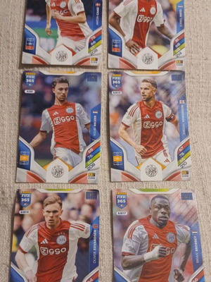 Σετ 6 καρτών Panini FIFA 365, παίκτες Άγιαξ