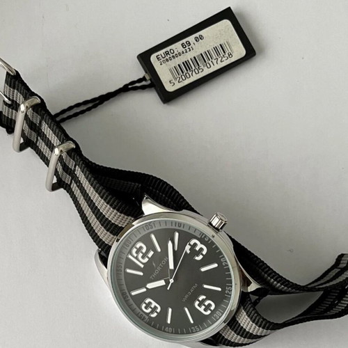 Thorton 9004231 watch new with fabric strap and 30m water resistance