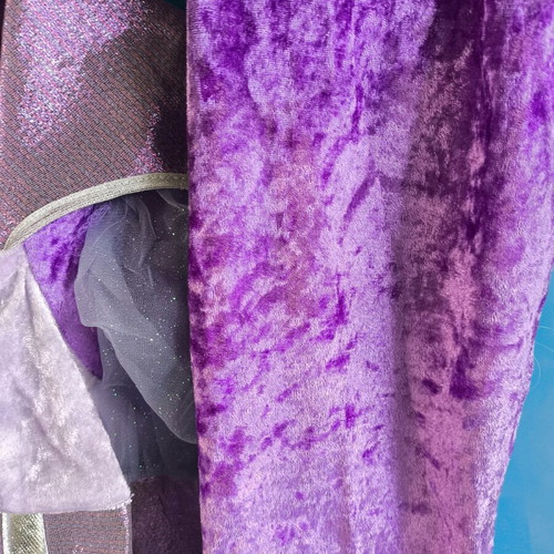 Princess carnival costume like new with velvet leggings for 11-12 years