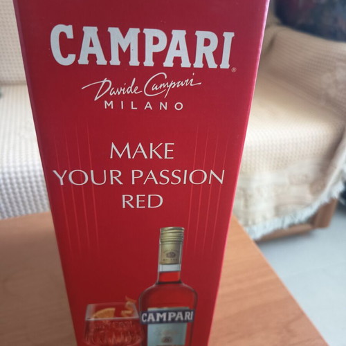 Campari 0.7L with glass new