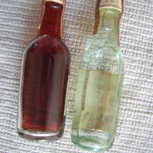 Campari and Bacardi miniatures like new, pack of 2 sealed