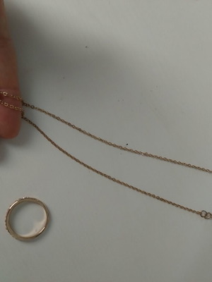 Cross ring and chain set new