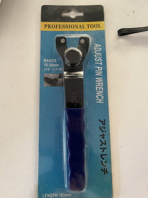 Angle grinder wrench new
