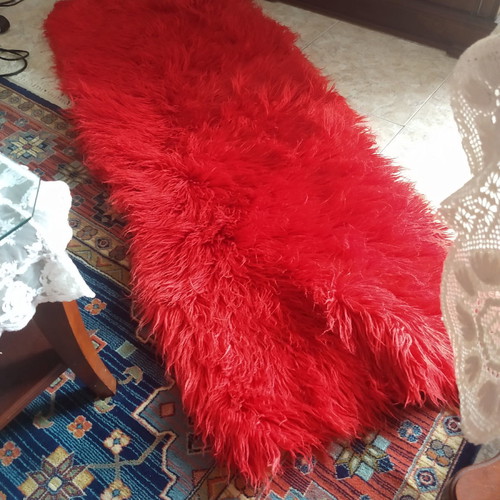 Velentza rug used 180x70 cm red