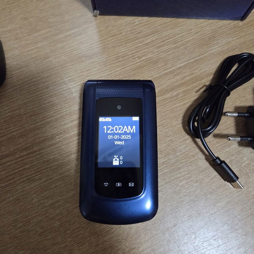 Uleway Flip Phone New, Blue, Docking Station for Seniors