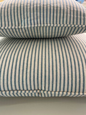 Coco Mat decorative pillows like new, set of 2, cotton canvas