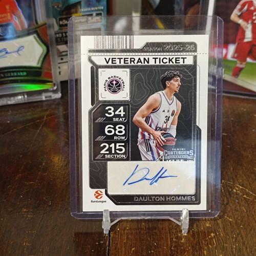 2025-26 Panini Contenders EuroLeague Holo Daulton Hommes autograph card