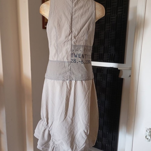 Vintage dress size M, like new, gray