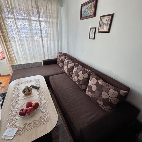 Sofa with sleep function like new and storage space