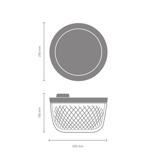 Brabantia Tasty+ Jade Green Salad Spinner new