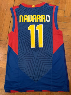 Φανέλα Barcelona Nike 2011-12 Navarro Small μεταχειρισμένη ανδρική αυθεντική