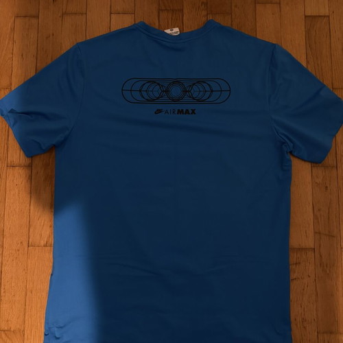 Nike Air Max shirt, blue, size M