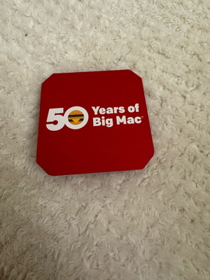 Συλλεκτικό επετειακό νόμισμα MacCoin 50 χρόνων BigMac σαν καινούργιο