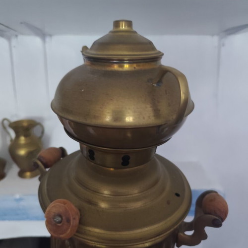 Vintage electric samovar with teapot, 45 cm