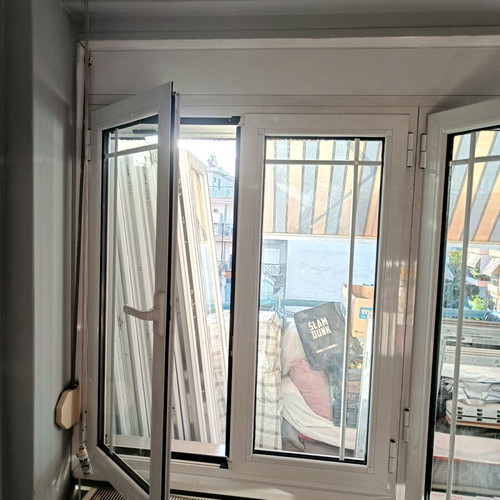 Aluminum balcony doors and window used, double glazed