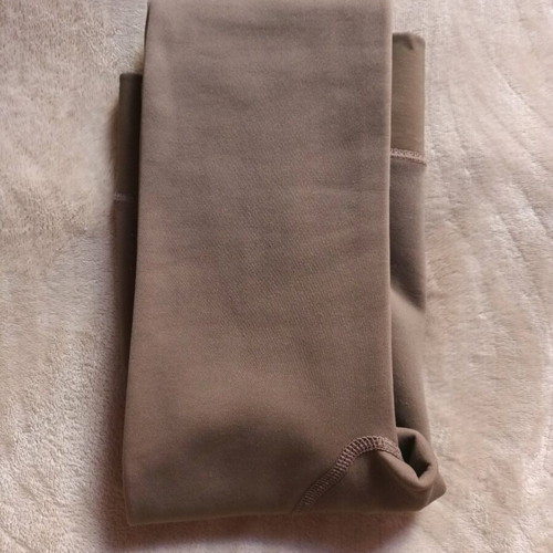 Tights-Leggings with 220gr fleece brown like new, size M