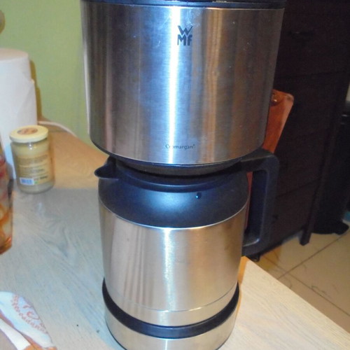 WMF Thermo Aroma Coffee Maker 8 Cups Stelio like new, stainless steel carafe
