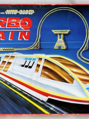 Vintage 1986 Tyco Turbo Train Nite Glow Action GT new