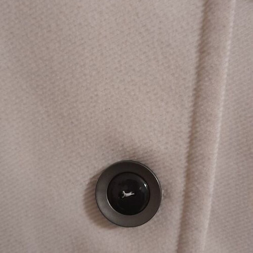 Été White Corduroy Half Coat like new, size XL