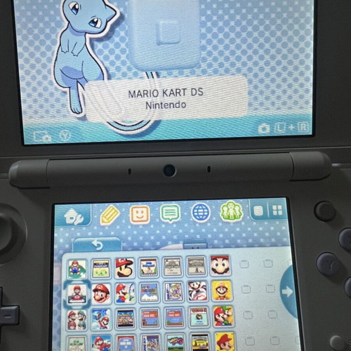 Nintendo New 2DS XL modded, white and lavender