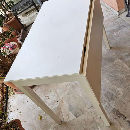 IKEA Idanas folding table used, white