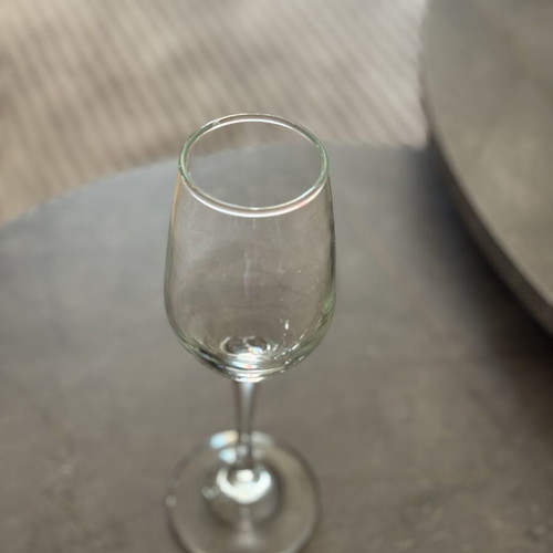 Wine glass new, glass, 1 piece