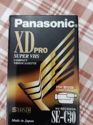 Panasonic XDpro SE-C30 VHS camcorder cassette new, sealed