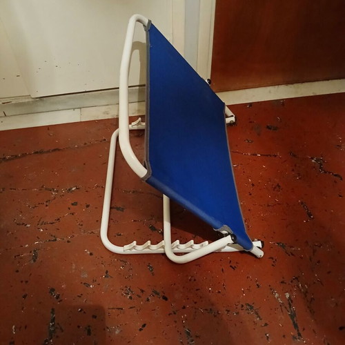 Backrest support used with adjustable 6-position foldable frame